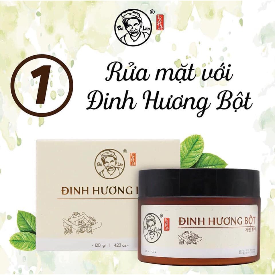 [New] Bột Đinh Hương Bà Lão - Sạch nhờn sạch mụn sáng da