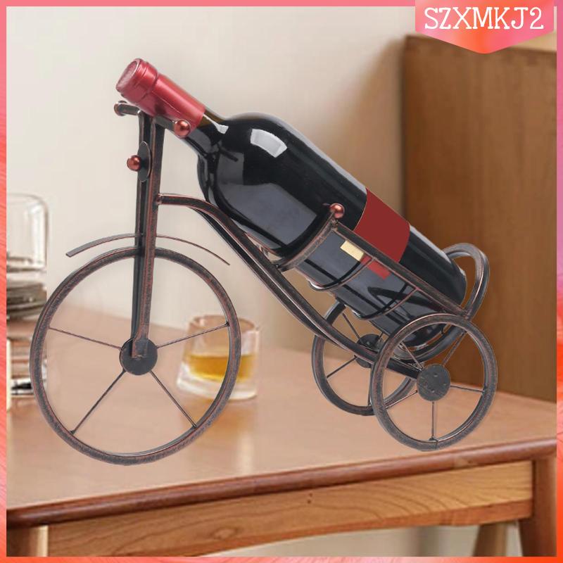 Giá Đỡ Chai Rượu Champagne Hình Xe Đạp Ba Bánh Phong Cách Cổ Điển Dành Cho Quán Bar szxmkj2