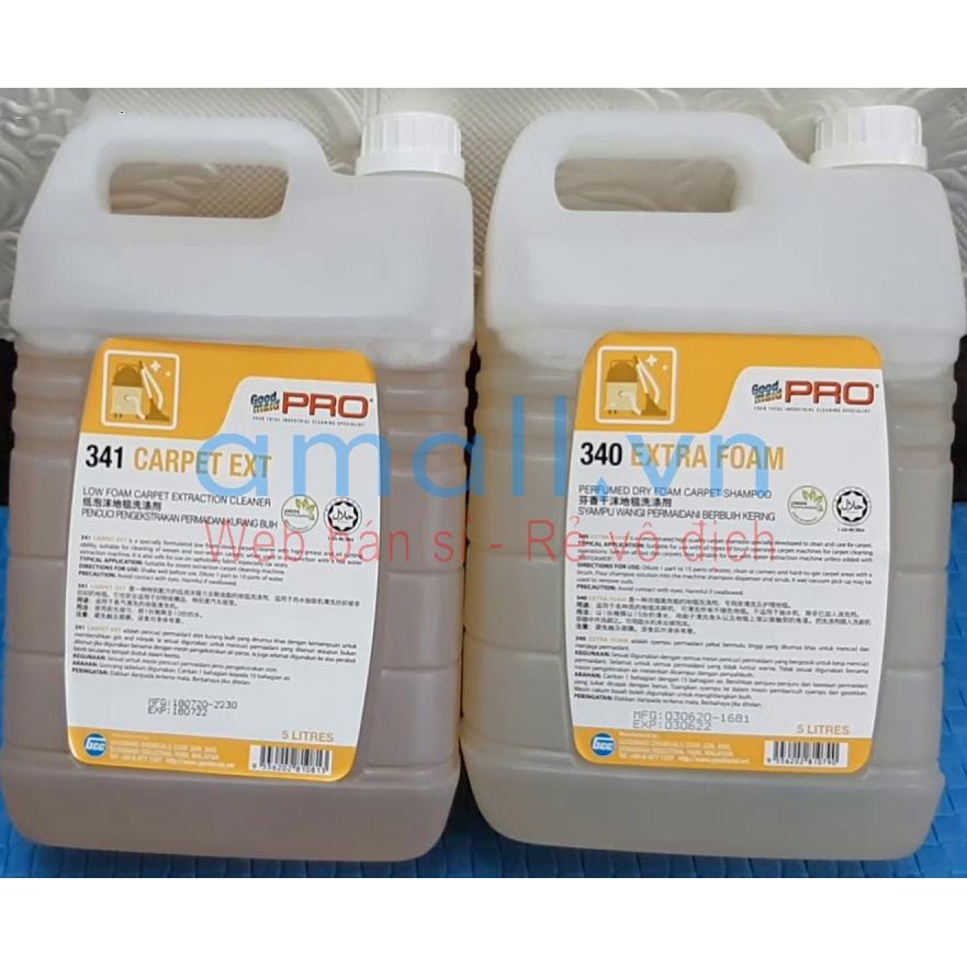 Hoá Chất Giặt Thảm Sofa Goodmaid GMP 340 EXTRA FOAM, Hàng chính hãng nhập khẩu Malaysia