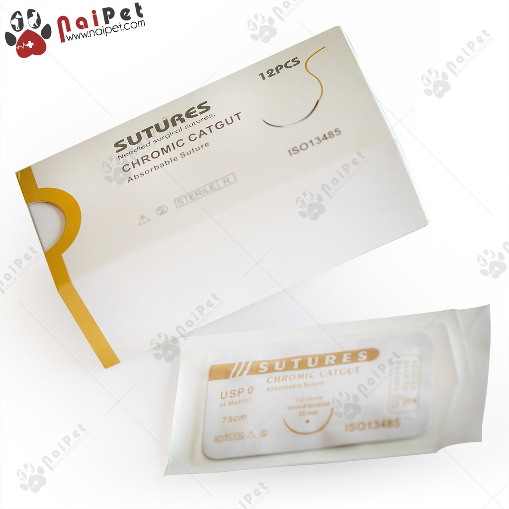 Chỉ Khâu Phẫu Thuật Bằng Kim Sutures Chromic CatGut