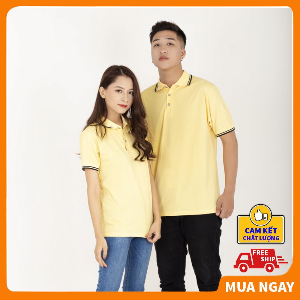 Áo polo nam nữ cao cấp đẹp unisex form rộng tay ngắn vải cotton thoáng mát dày dặn chính hãng KING SPORT