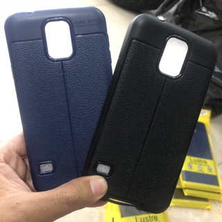 Ốp lưng samsung s5 trơn màu giả da