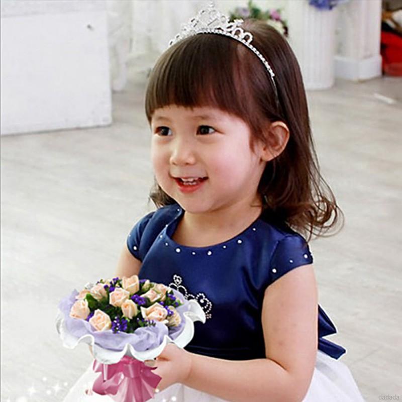 Vương miện Tiara đính đá xinh xắn cho bé gái