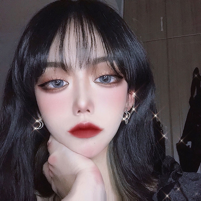 Đôi bông tai dành cho nữ hình trăng lưỡi liềm thời trang sành điệu