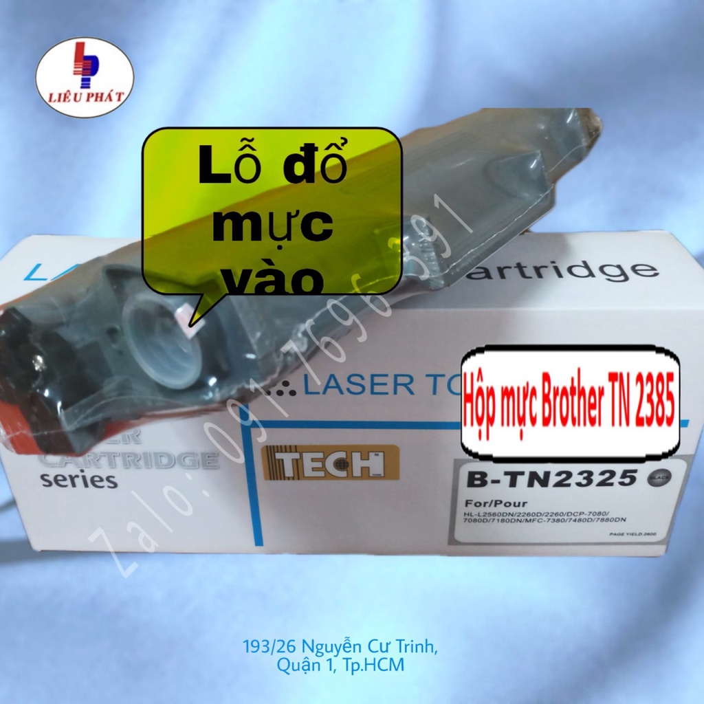 Hộp mực máy in Brother HL 2300D, 2320D, L2340DW, L2360DW, L2380DW, L2321D, L2361DW, L2520DW, L2540DW, L2700DW-TN-2385
