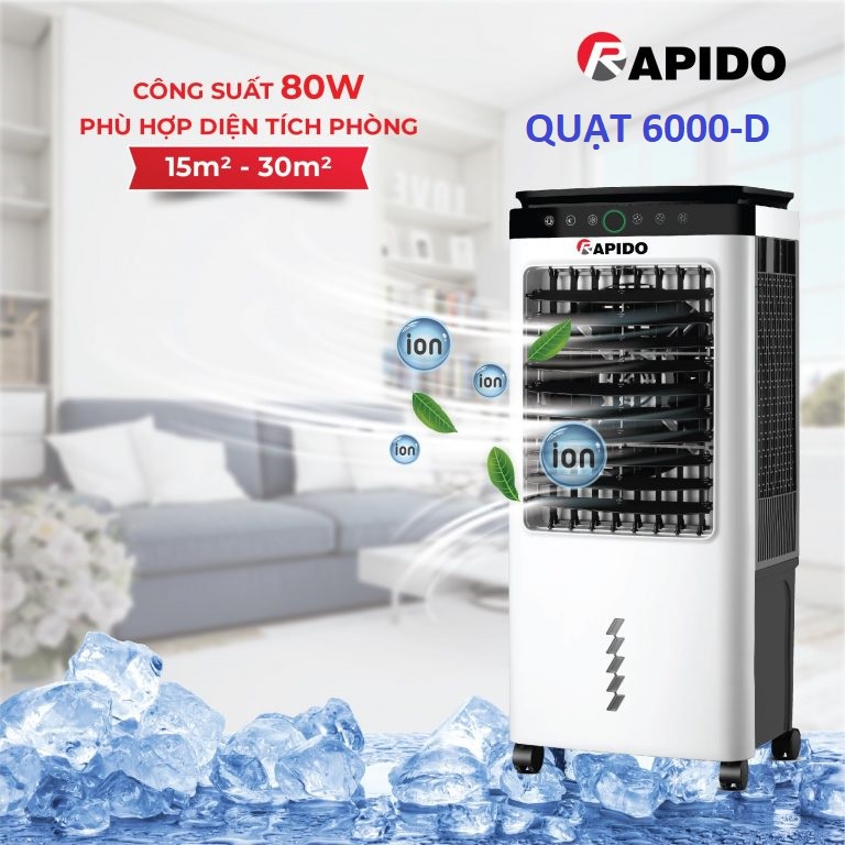 Quạt điều hòa không khí Rapido 6000D