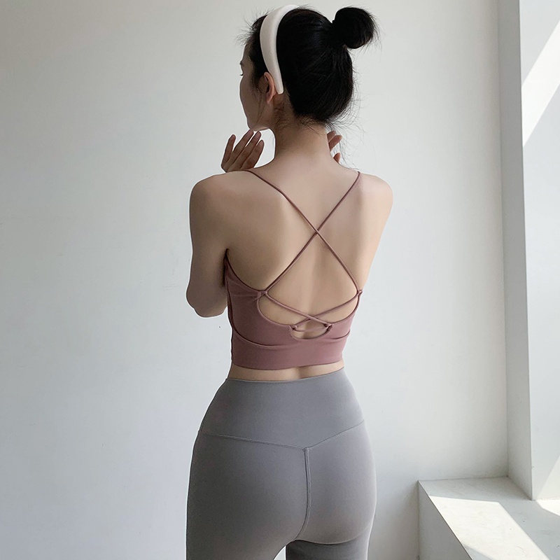 Áo Ngực Thể Thao Hai Dây Năng Động Cho Nữ