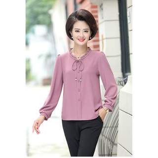 [SALE 12/12] Áo dài tay trung niên mặc mùa thu