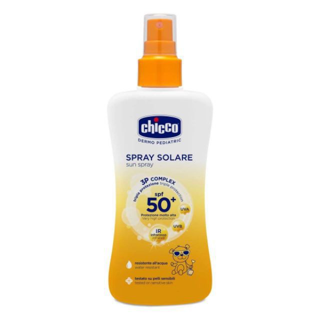 KEM CHỐNG NẮNG DƯỠNG DA SPF 50+ DẠNG XỊT CHICCO 12M+ 150ml