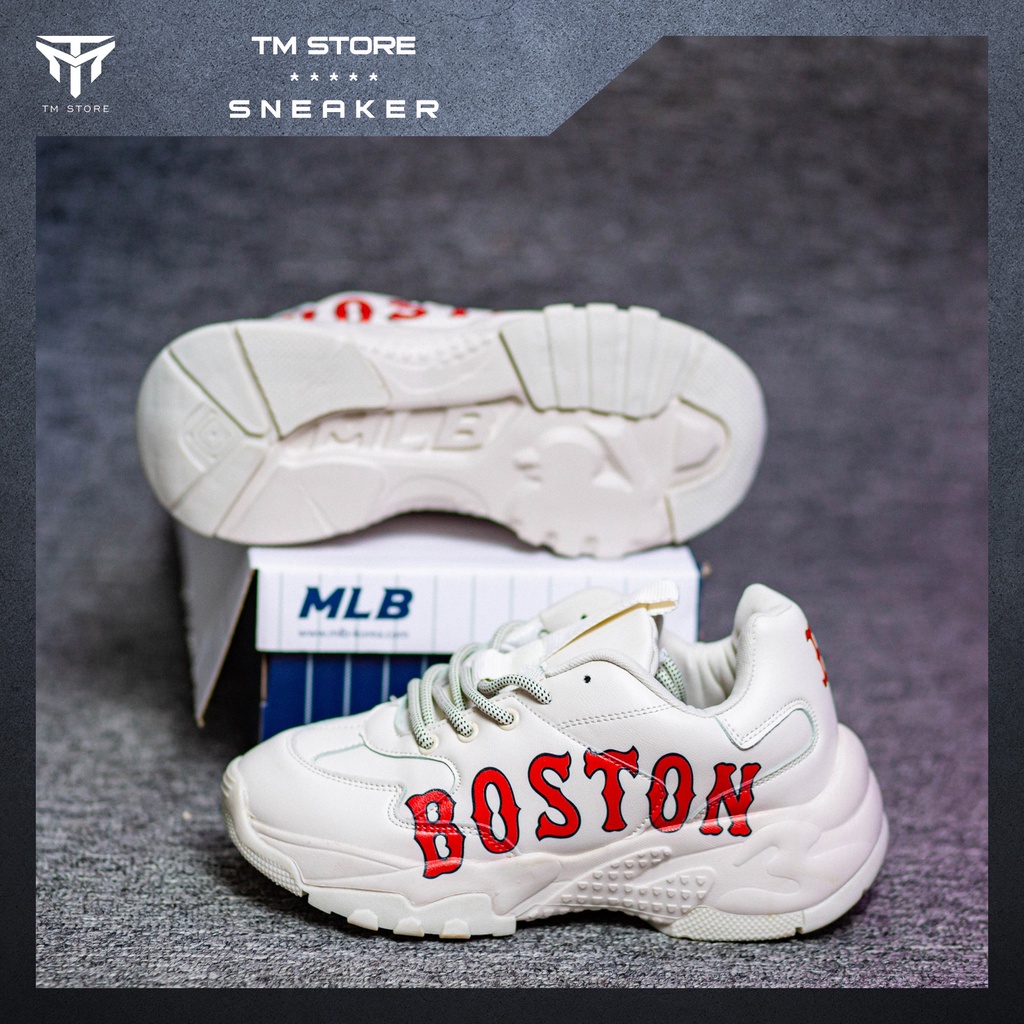 Giày Sneaker MLB Boston Nam Nữ, Giày thể thao thời trang 2022 Full Box + Bill