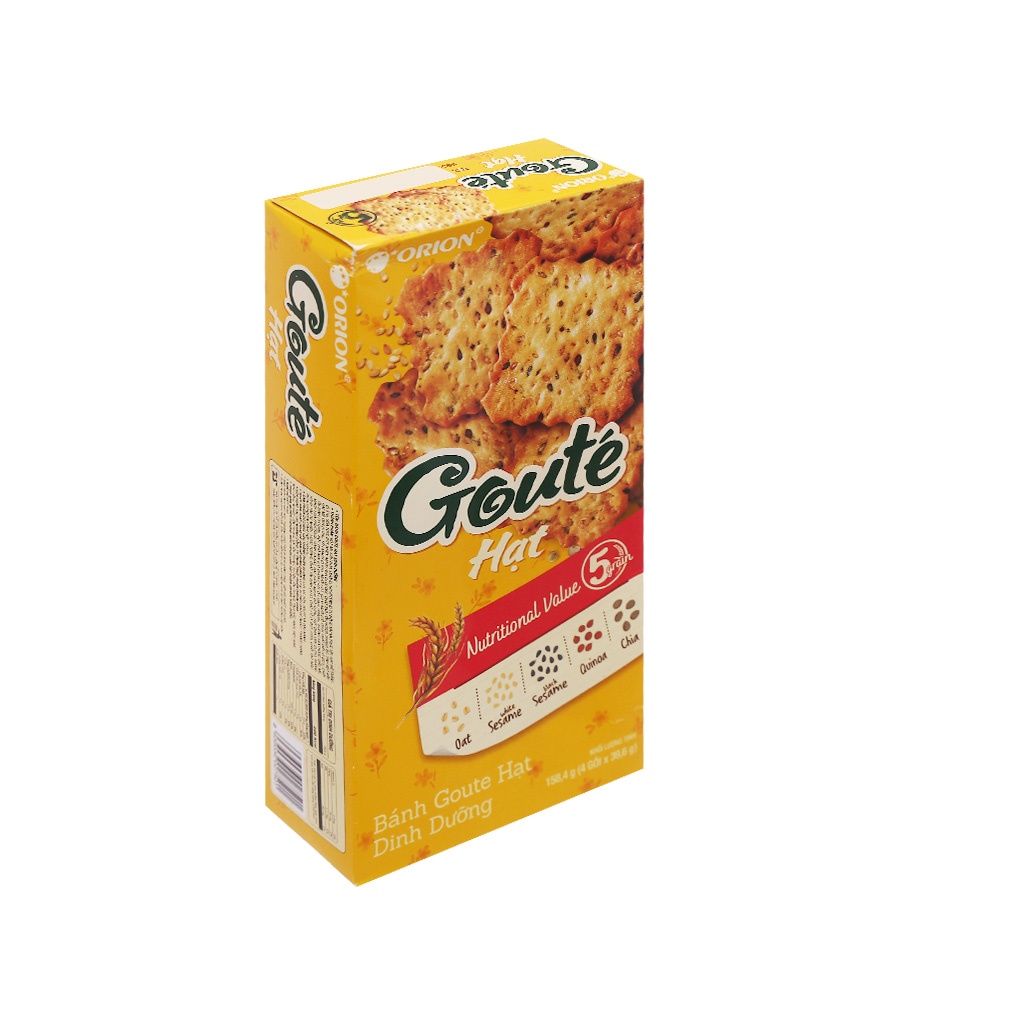 Bánh quy mè truyền thống Gouté hộp 144g / 288g