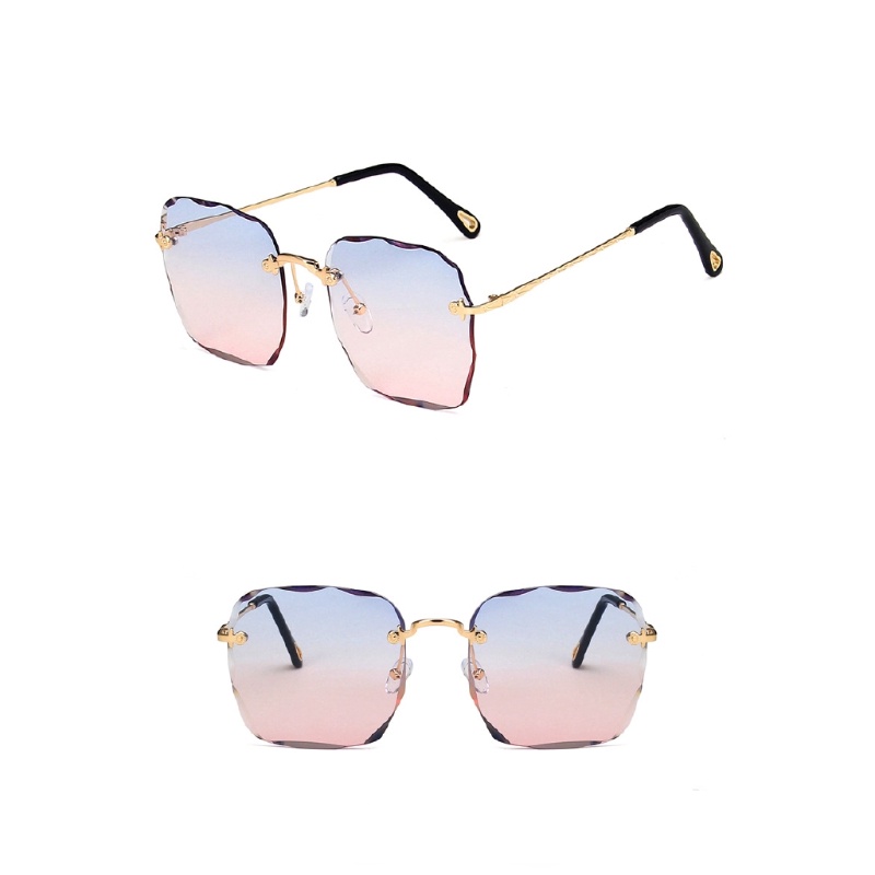 Hàng Mới Về Mới Kính Mát Gọng Vuông Chống Tia UV Thời Trang Cho Nữ