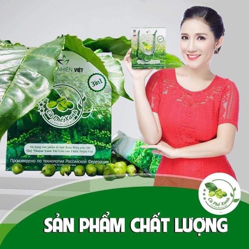 Caffe Xanh Kháng Mỡ Và Giảm Cân - Thiên Nhiên Việt