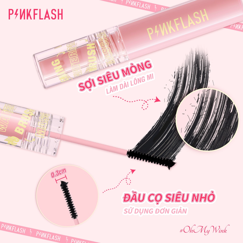 PINKFLASH OhMyWink Mascara Thành Phần Sợi Làm Dài Mi Độc Đáo 30g