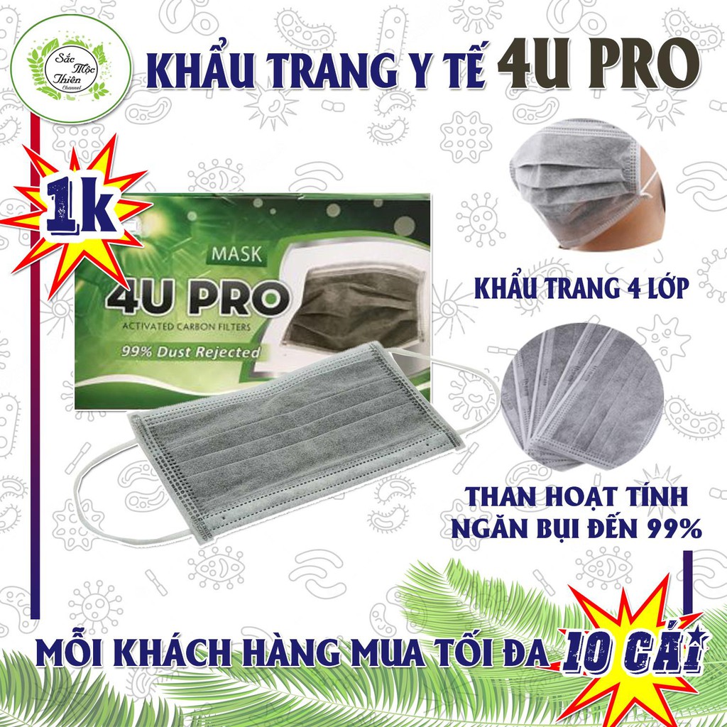 Khẩu Trang Y Tế Siêu Kháng Khuẩn 99,9% Hàng Chuẩn 7k/1c