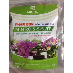 [SIEURE] phân hữu cơ Minro 5-5-5+TE dành cho hoa lan và cây bon sai túi 36 gói nhỏ hàng đẹp, phân phối chuyên nghiệp.