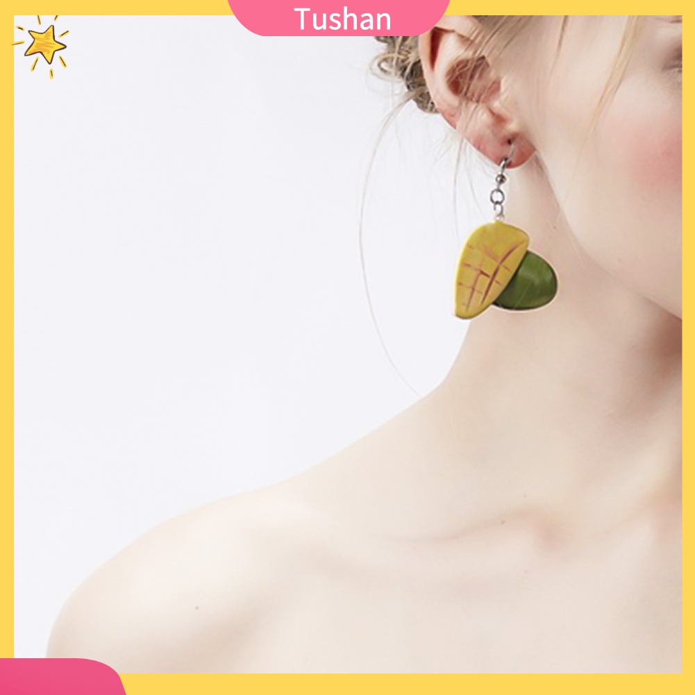 Khuyên tai thả mặt trái cây độc đáo sáng tạo tùy chọn