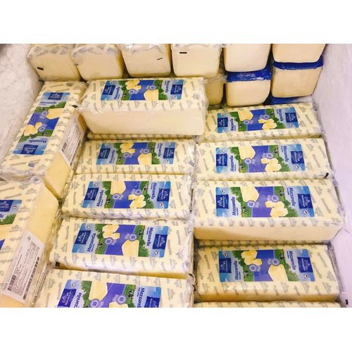 Phomai Mozzarella cheese cắt lẻ từ khối to 1kg kéo sợi cực dài, dẻo thơm làm bánh đồng xu  cắt ngẫu nhiên