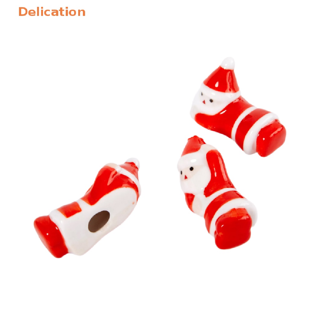 1 Giá Đỡ Bằng Sứ Hình Ông Già Noel Nhiều Màu Trang Trí Giáng Sinh