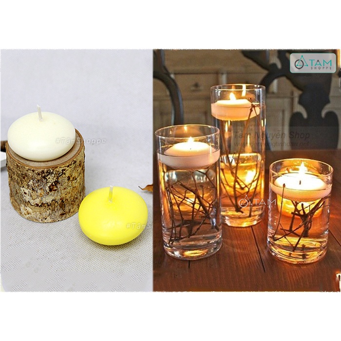 Hộp 10 viên nến thả nổi trên nước