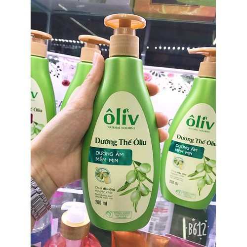 Sữa Dưỡng Thể Ôliv Dưỡng Ẩm Mềm Mịn Hương Oliu 200ml