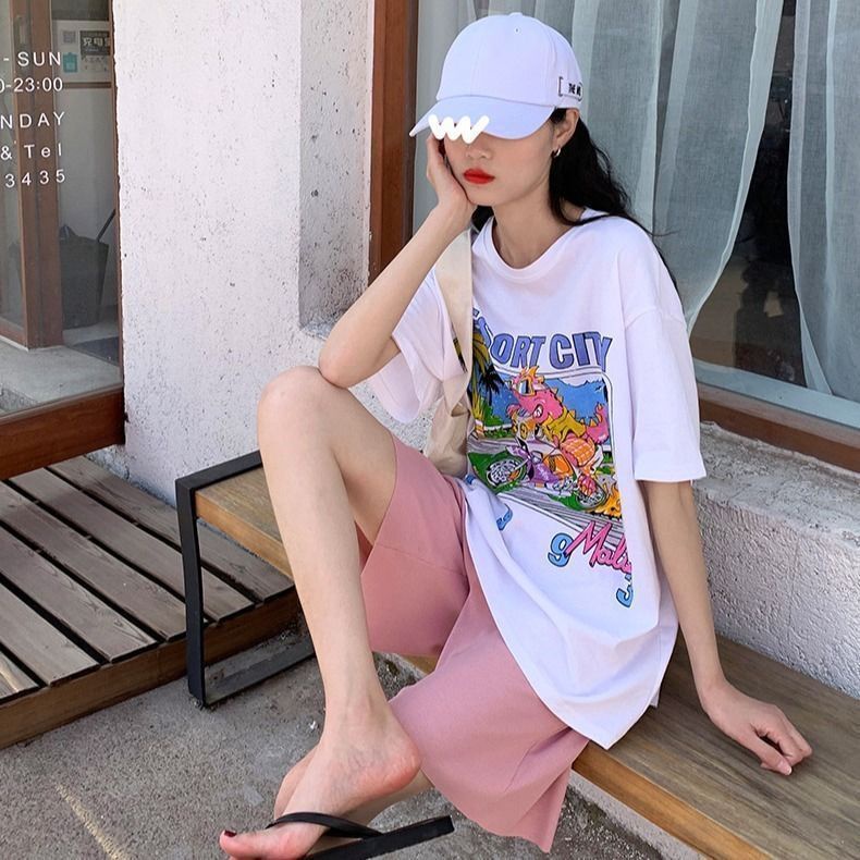 Quần Short Thể Thao Lưng Cao Dáng Rộng Phong Cách Hàn Quốc Thời Trang Cho Nữ váy nữ WT-DK-10