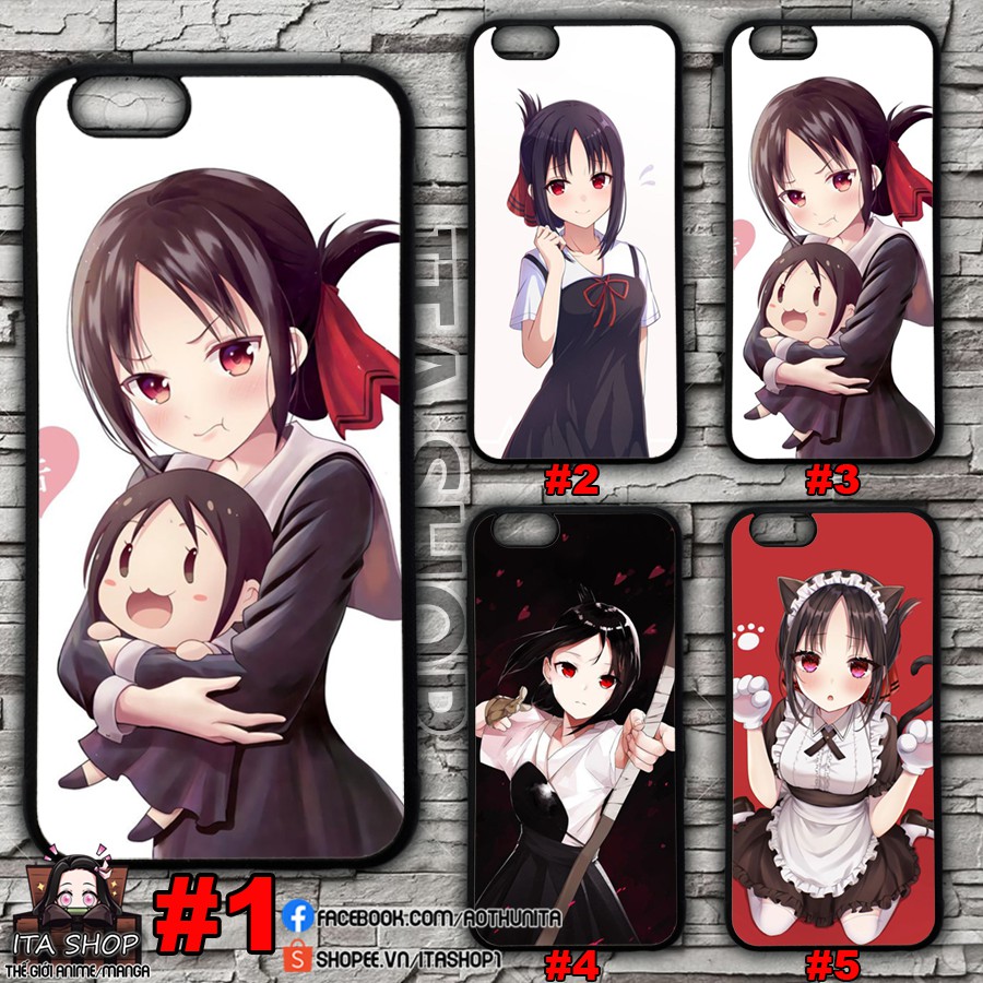 Ốp lưng Kaguya sama - love is war - Ốp Anime I.phone 5s 6 6s 6s+ 7+ 8+ X Xs Xr 11 11 pro max 12 12 pro max 13 13 pro 13