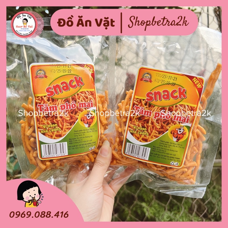 Sỉ 10 gói snack tăm phomai cay cay giòn giòn