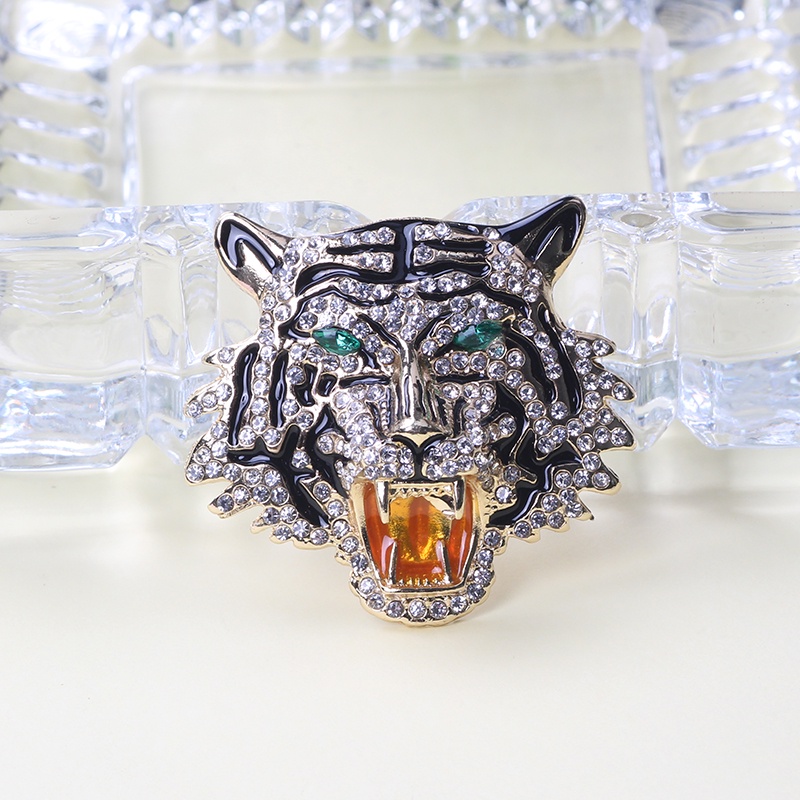 Ghim Cài Áo Hình Con Hổ Đính Đá Thời Trang Dành Cho Cả Nam Và Nữ