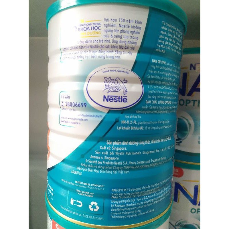 Sữa bột NAN optipro số 3 1,5kg (mẫu mới)