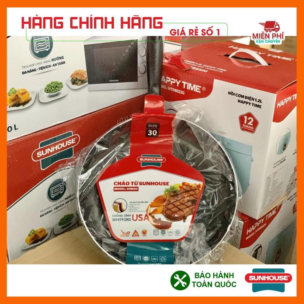 Chảo chống dính bếp từ Sunhouse 30cm, chảo chống dính SUNHOUSE SHM30