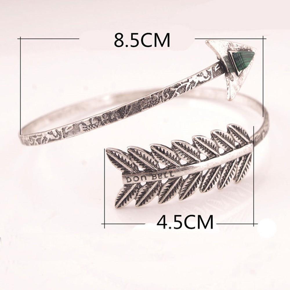 Vòng Đeo Bắp Tay Dạng Mở Phong Cách Dân Tộc Quyến Rũ Cho Nữ