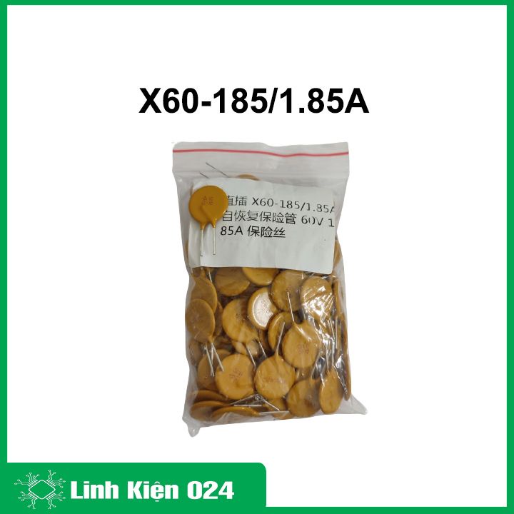 Cầu chì tự phục hồi 60V nhiều loại RXEF110 1.1A /  X60-185/1.85A / JK60-050 0.5A /  JK60-300 3A / RXEF010 0.1A