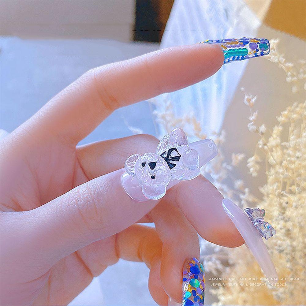 Phụ Kiện Trang Trí Móng Tay 3D Hình Gấu Dễ Thương