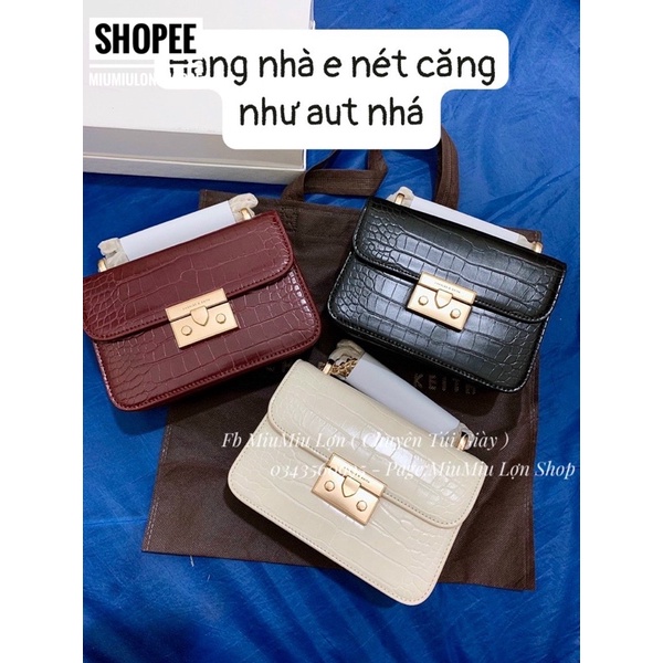 TÚI VUÔNG DÂY XÍCH ĐEO CHÉO