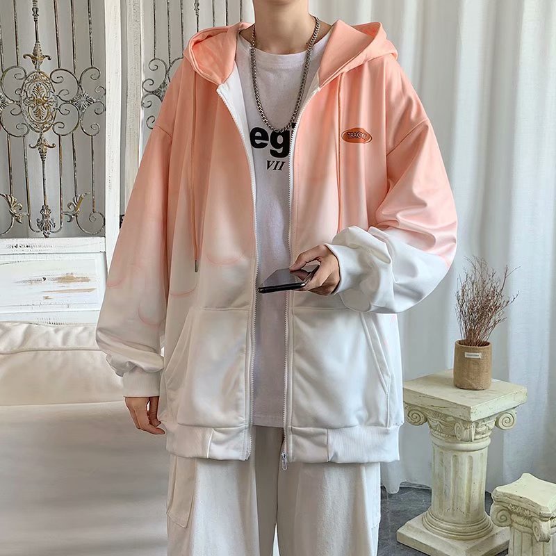 Áo Khoác Hoodie Dáng Rộng Phong Cách Hàn Quốc Thời Trang Cho Cặp Đôi
