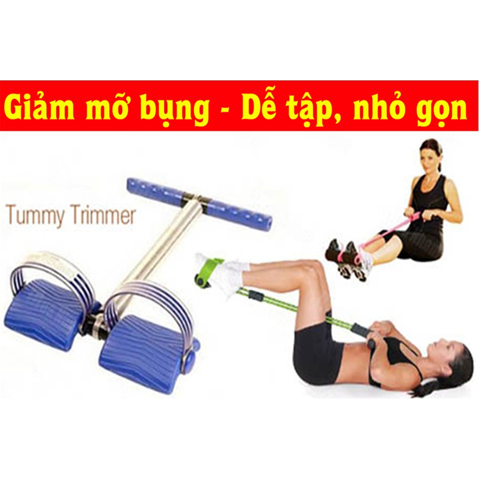 Dây kéo tập gym, Dây tập thể dục, tập cơ bụng thông minh điều chỉnh lực kéo Tummy Trimmer