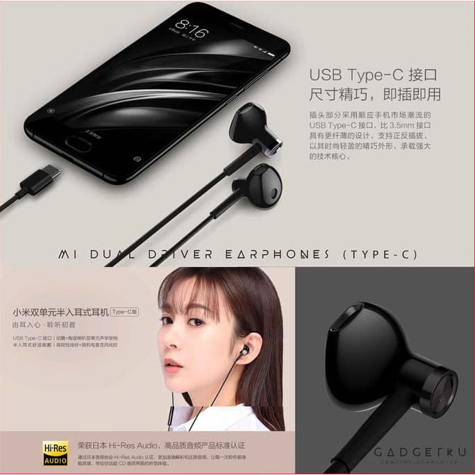 Tai Nghe Nhét Tai Mi Dual Driver (Type-C) / Xiaomi