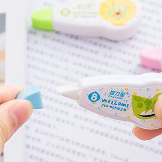 Bút xóa kéo plus loại lớn giá rẻ loại lớn 12mx5mm nhiều phân loại màu tùy chọn