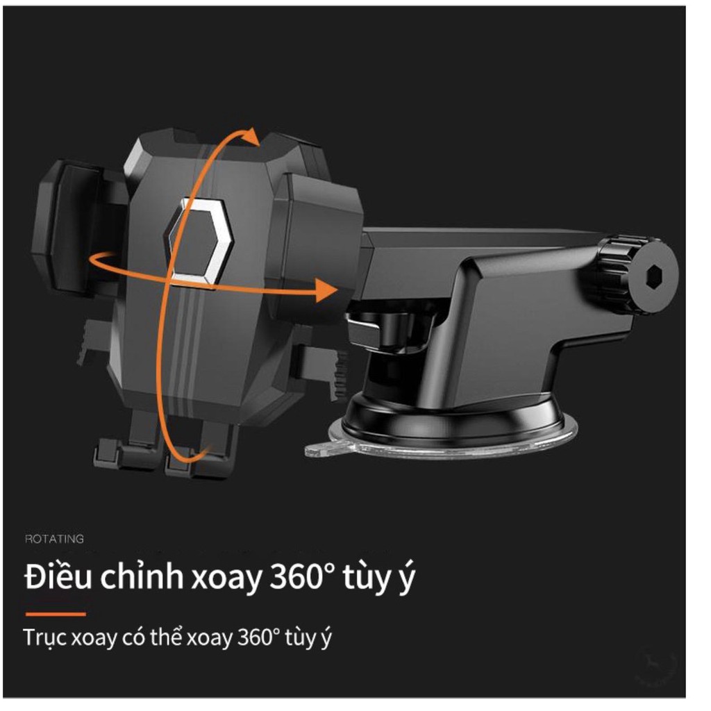 Giá đỡ điện thoại tự động vạn năng cho xe hơi cao cấp  | BigBuy360 - bigbuy360.vn