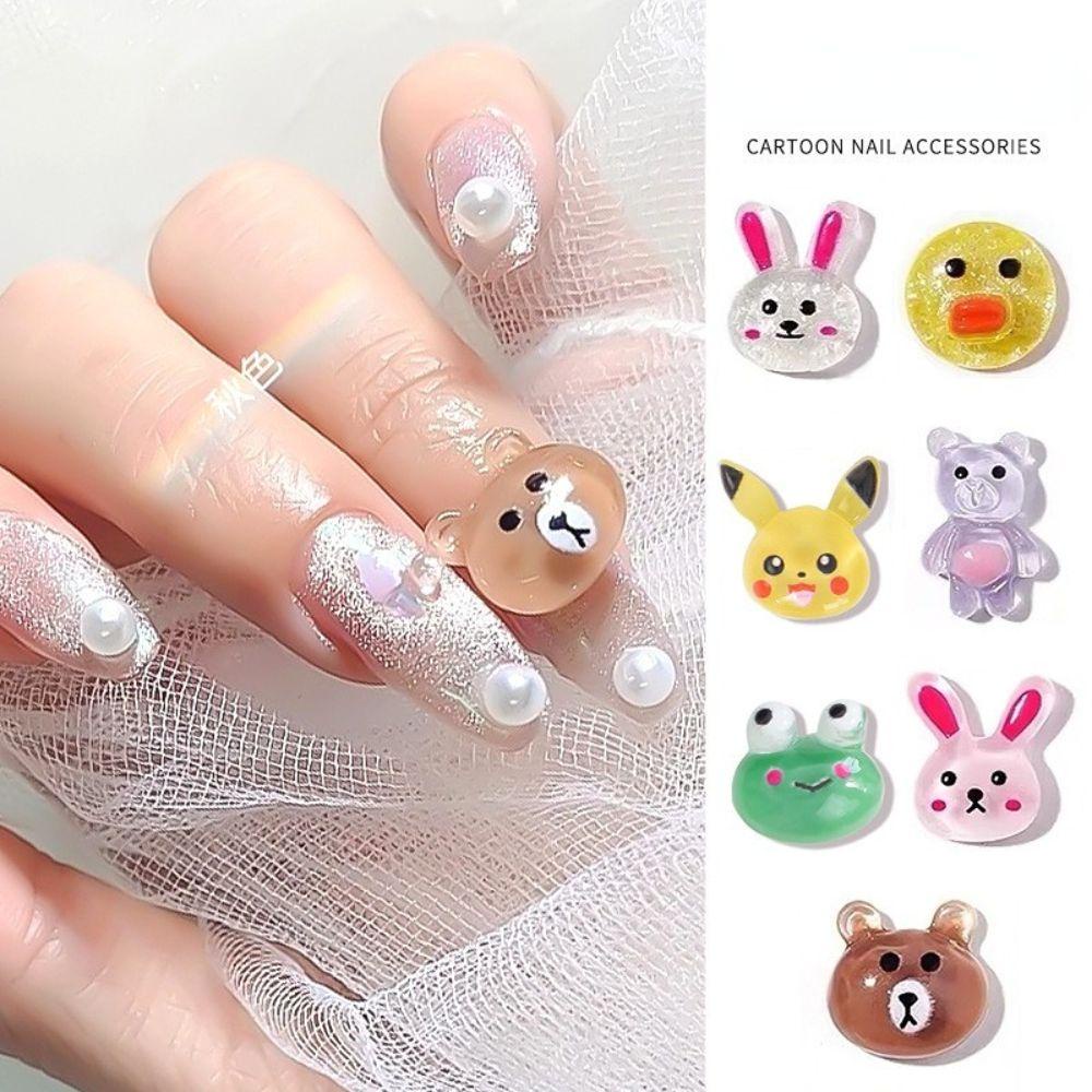 Phụ Kiện Trang Trí Móng Tay 3D Hình Hoạt Hình Nhật Bản