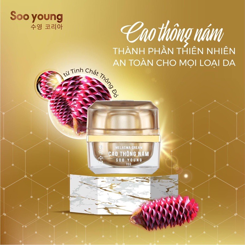 Kem cao thông nám Soo young Chính hãng