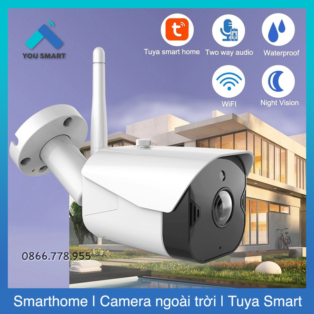 Camera ngoài trời Thông minh Tuya Smart 2.0MP 1080p FullHD