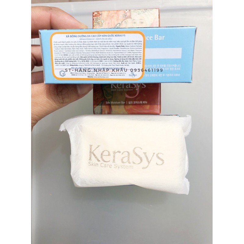 Xà phòng tắm KERASYS Hàn Quốc dưỡng da cao cấp 100g 🇰🇷 xà bông tắm lưu hương thơm siêu lâu