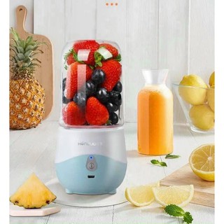 Máy xay sinh tố cầm tay mini sạc pin, Máy say sinh tố cầm tay đa năng mini 300ml