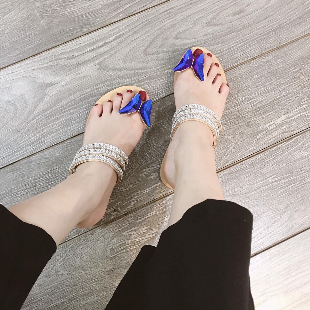 [ Ảnh Thật ] DÉP XỎ NGÓN CÀI NƠ BƯỚM | BigBuy360 - bigbuy360.vn