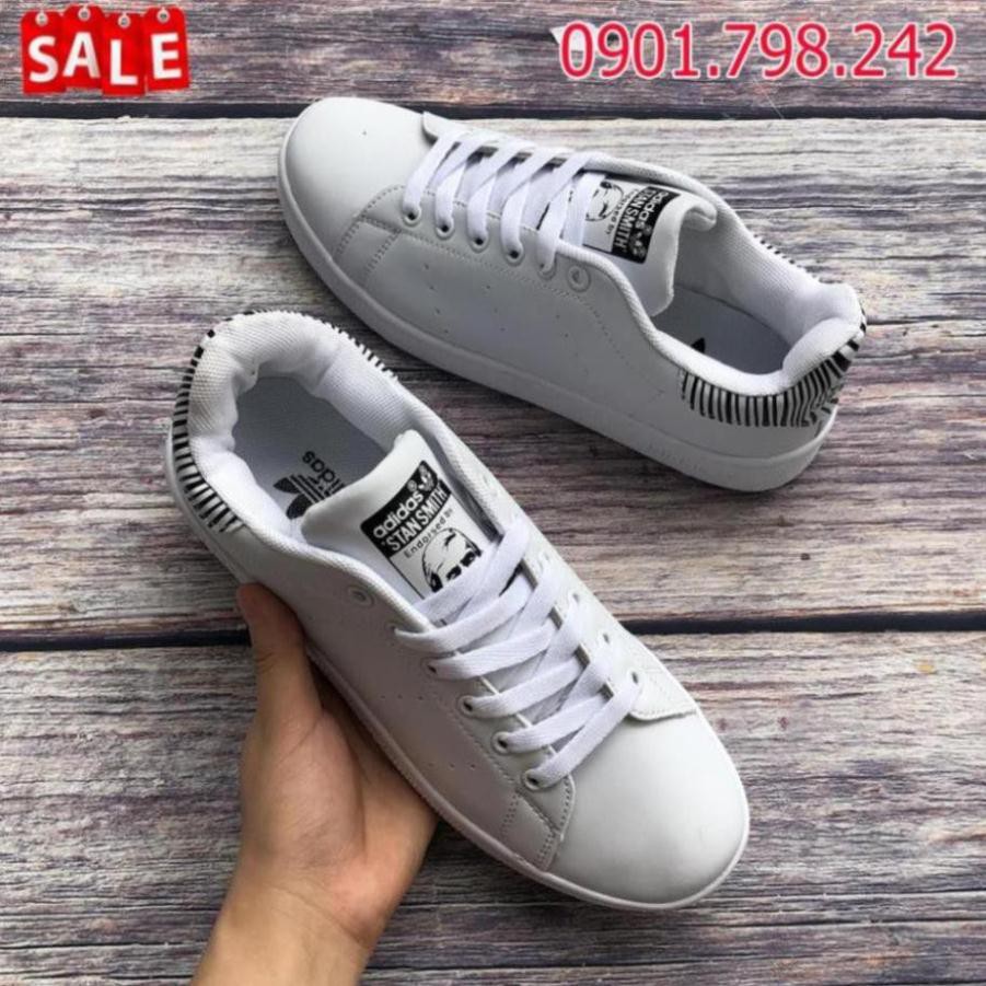 Dồn Hàng -  Mới Nhất -  [KÈM VIDEO ẢNH THẬT] Giày Adidas Stan Smith Gót Ngựa Vằn Khuyến Mại " :; .