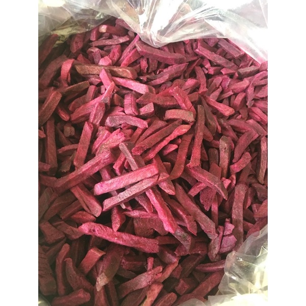 500gr Khoai Lang Tím Sấy Giòn Nguyên Sợi Không đường-Đặc Sản Đà Lạt