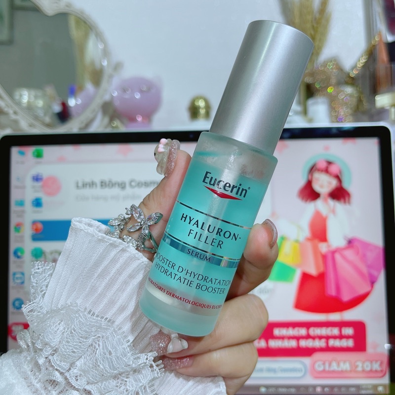 SERUM CẤP ẨM CĂNG MỌNG DA 24H EUCERIN