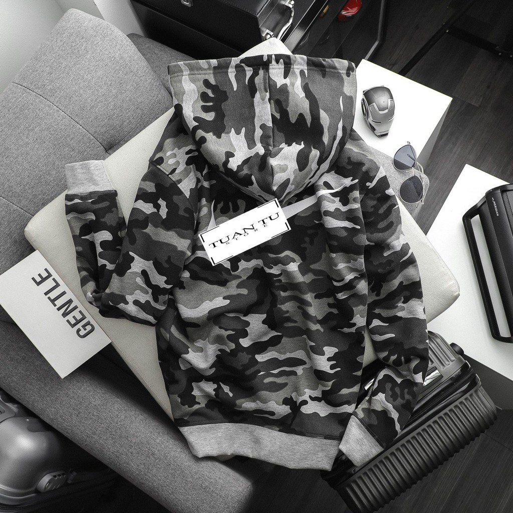 Áo Hoodie Nk camo Super Hàng Việt nam xuất khẩu